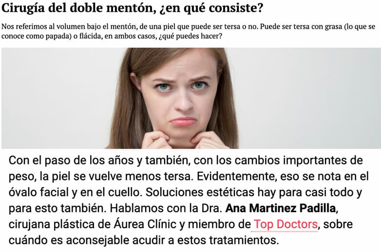 Noticias y Apariciones en Prensa de la Dra Ana Martínez Padilla Antena 3