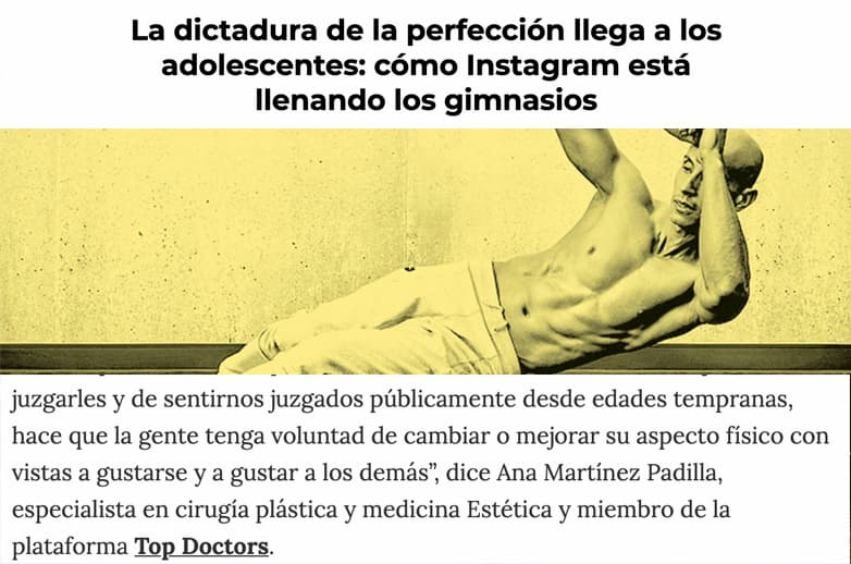 Noticias y Apariciones en Prensa de la Dra Ana Martínez Padilla El País